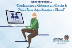 13/02/2019 - SEJUF promove webconferência para instrumentalização dos conselhos da pessoa idosa.